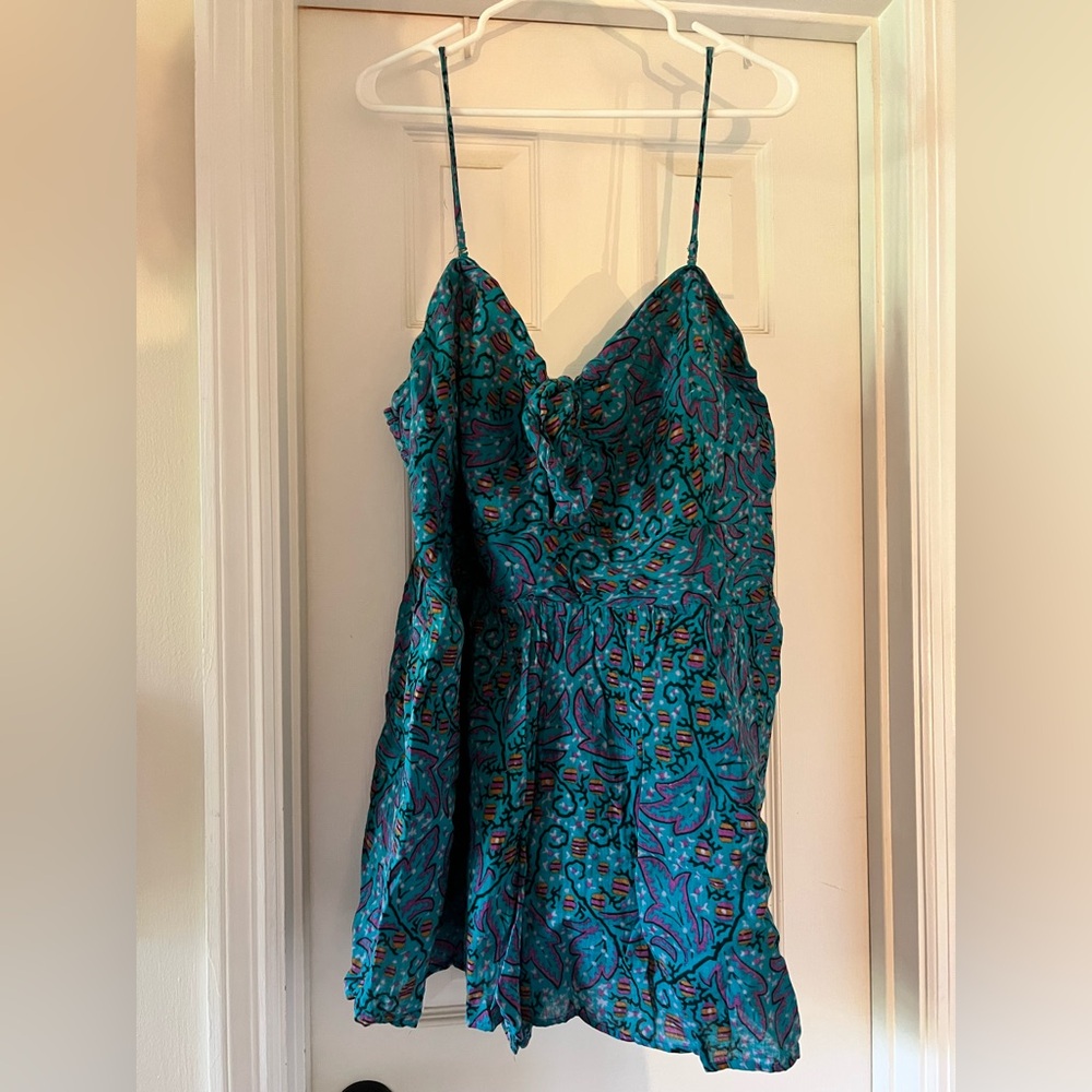 Patterned summer romper by Anthropologie